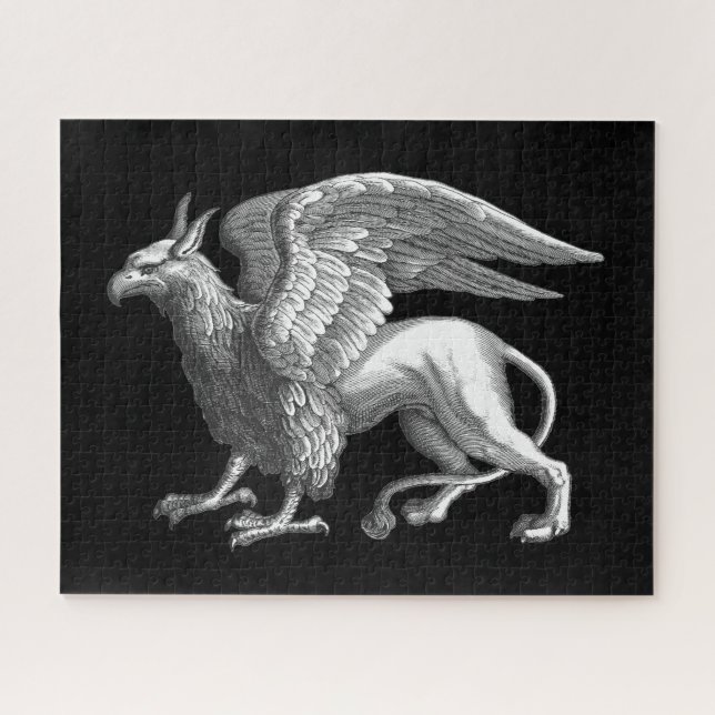 Puzzle Elégant Silver Grey / Grey Griffin Légendaire Bête (Horizontal)