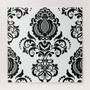 Puzzle Elégant Vintage Damask Texture sans joint
