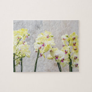 Puzzle Elégante Crème Romantique & Orchidées Lilac