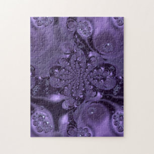 Puzzle Élégante étincelle Royale Purple Liquide