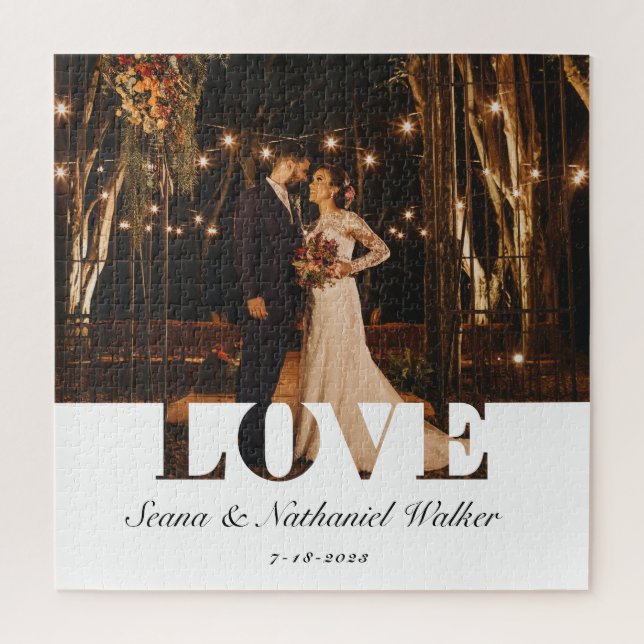 Puzzle Élégante garde photo de mariage (Vertical)