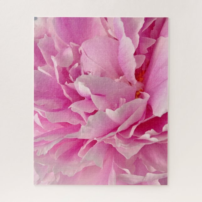 Puzzle Élégante photo Pink Peony (Vertical)