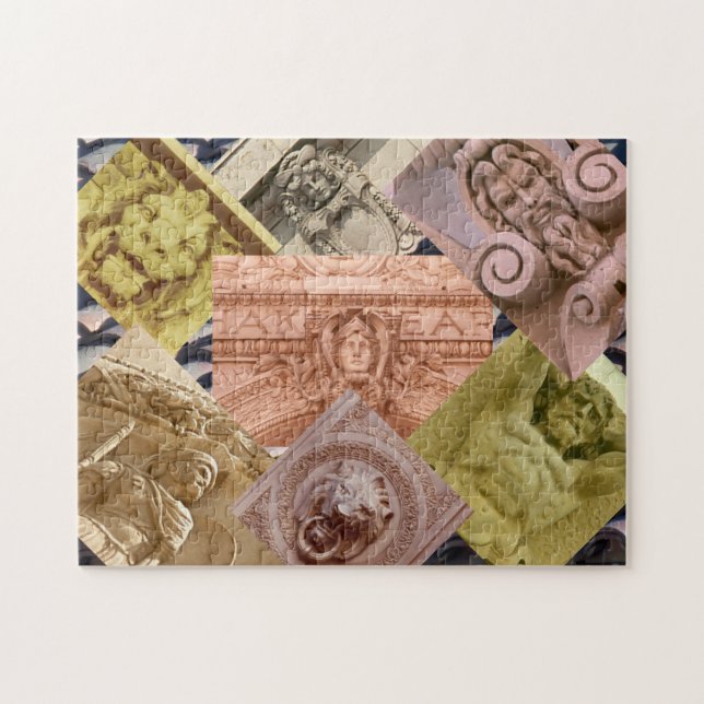 Puzzle - Éléments architecturaux (Horizontal)