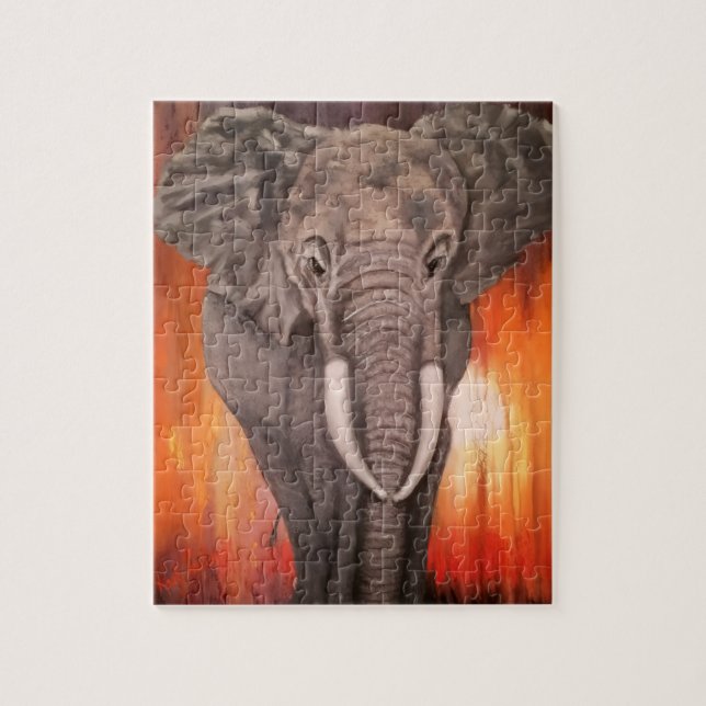 Puzzle Elephant (Vertical)