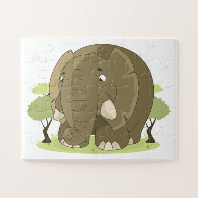 Puzzle Eléphant (Horizontal)
