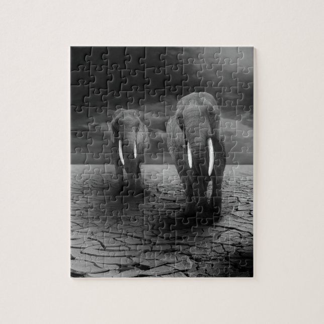 Puzzle éléphant (Vertical)