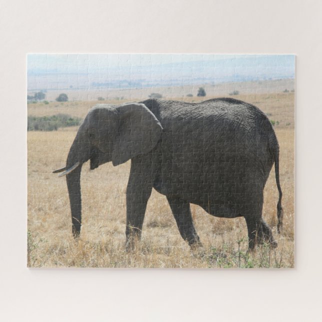 Puzzle éléphant africain (Horizontal)