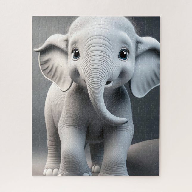 Puzzle Eléphant bébé (Vertical)