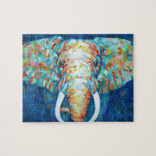Puzzle Eléphant coloré