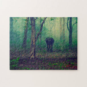 Puzzle Elephant dans les Bois.