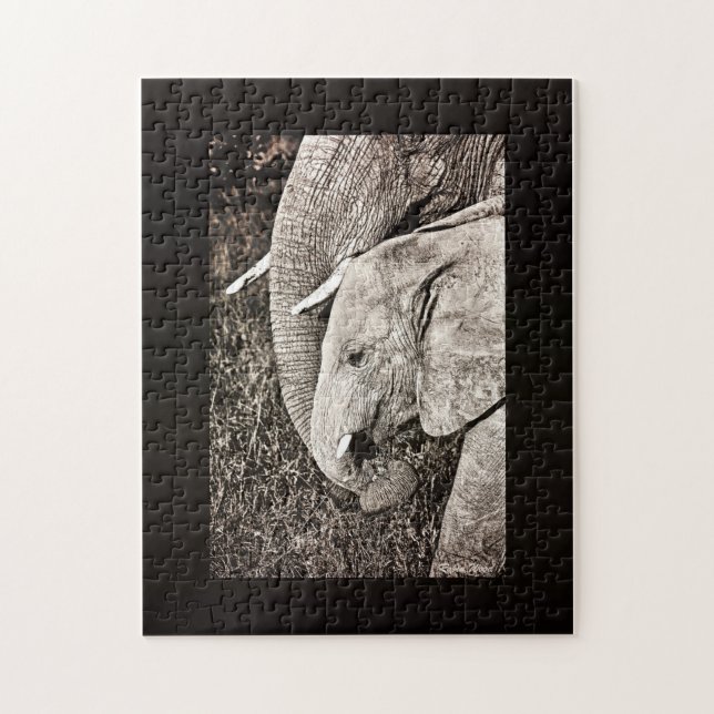 Puzzle Éléphant de bébé (Vertical)