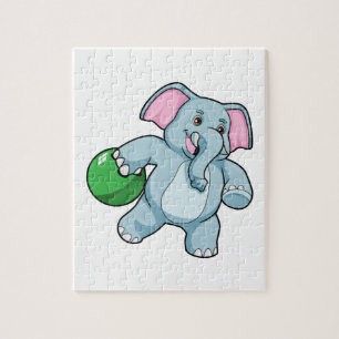 Puzzle Éléphant de bowling