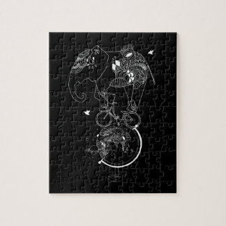 Puzzle Eléphant en tournée