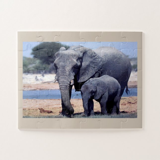 Puzzle Éléphants (Horizontal)