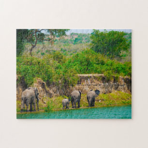 Puzzle Elephants Ouganda.