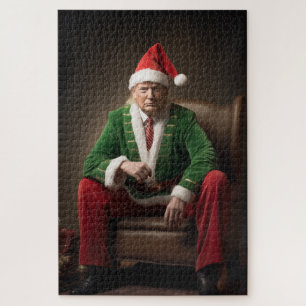 Puzzle Elf de Noël Donald Trump