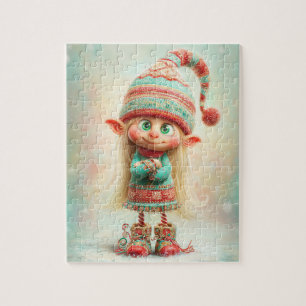 Puzzle Elfe enchantée Magie de Noël au Pôle Nord