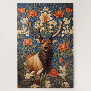 Puzzle Elk élégant William Morris Inspiré Floral