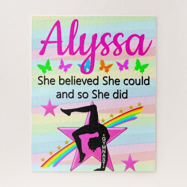PUZZLE ELLE CROYAIT POUVOIR CONCEVOIR GYMNAST (Vertical)