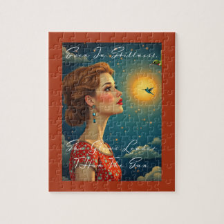 Puzzle Elle Glisse plus fort que le soleil