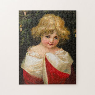 Puzzle Ellen H. Clapsaddle - fille de Noël