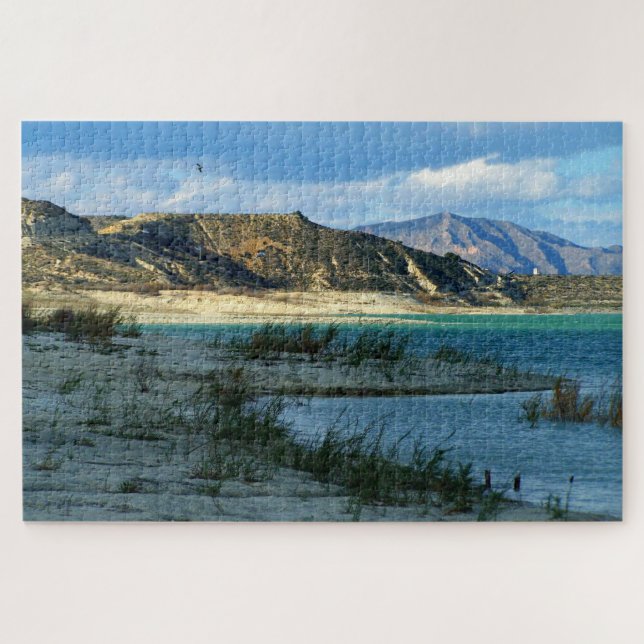 Puzzle Embalse de La Pedrera, Lac Torremendo, Costa Blan (Horizontal)