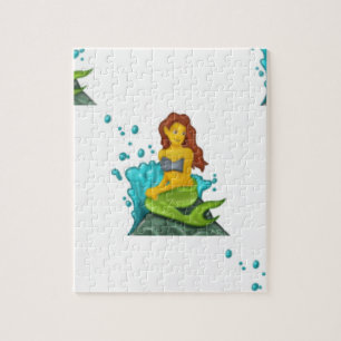Puzzle emoji mermaid