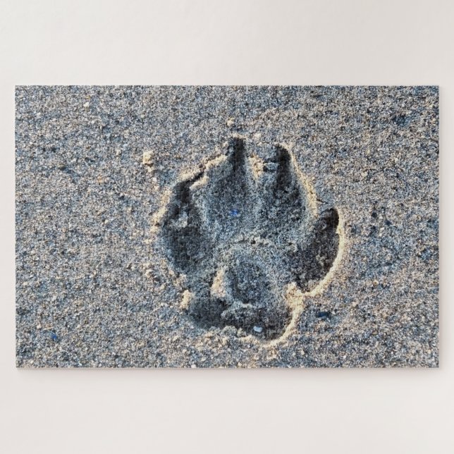PUZZLE EMPREINTE DANS LE SABLE (Horizontal)