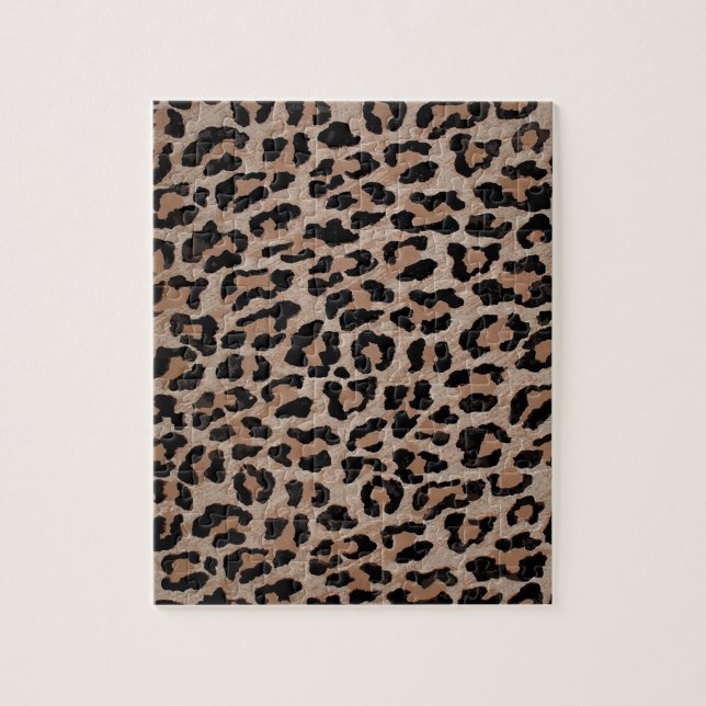 Puzzle empreinte de léopard cheetah (Vertical)