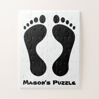 Puzzle Empreinte de pieds d'enfant