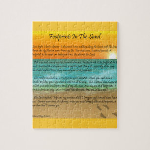 Puzzle Empreintes de pas dans le sable