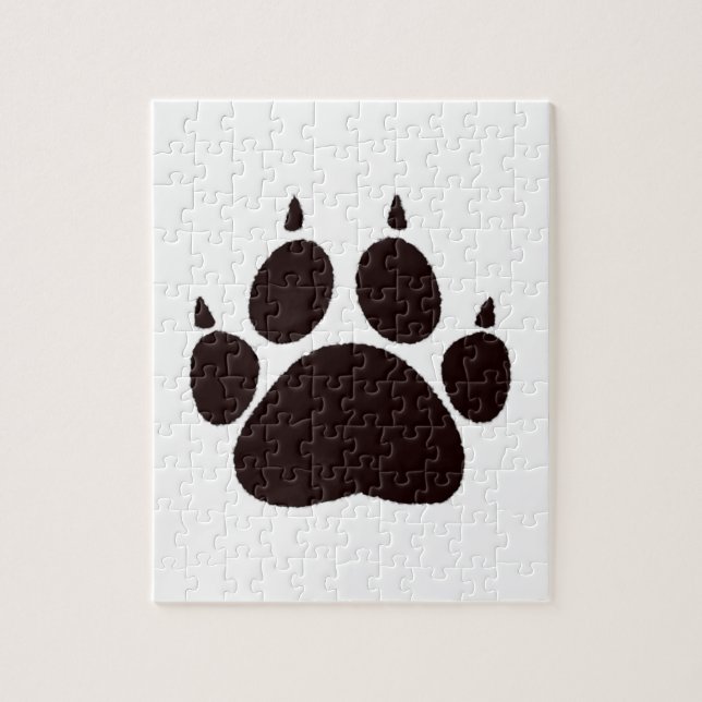 Puzzle Empreintes de pattes de chat (Vertical)