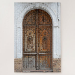 Puzzle en bois rustique