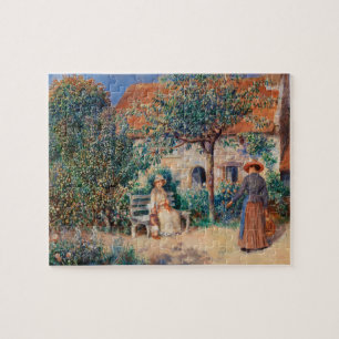 Puzzle En Bretagne par Renoir Impressionist Painting