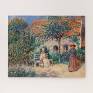 Puzzle En Bretagne par Renoir Impressionist Painting