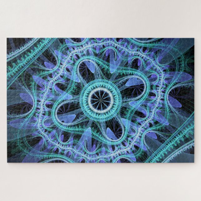 Puzzle en dentelle abstraite (Horizontal)