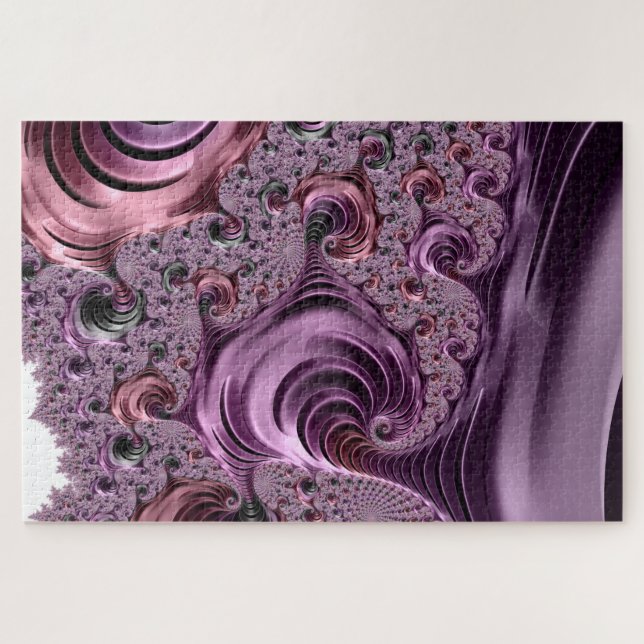 puzzle en dentelle lavande (Horizontal)