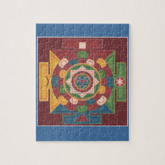 PUZZLE EN ÉTAIN - mandala des 5 éléments