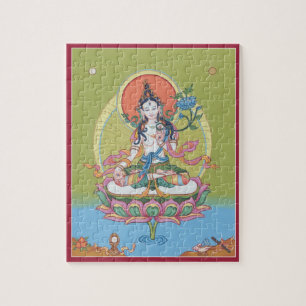 PUZZLE EN ÉTAIN - Tara blanc - Bouddha de la