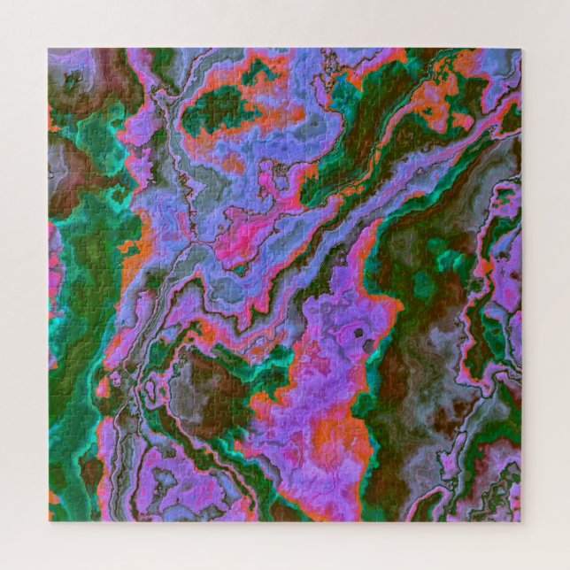 Puzzle en marbre aigre (Vertical)