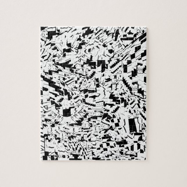 Puzzle en noir et blanc (Vertical)
