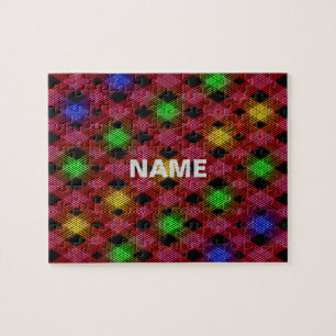 Puzzle en vichy vérifier le Motif multicolore