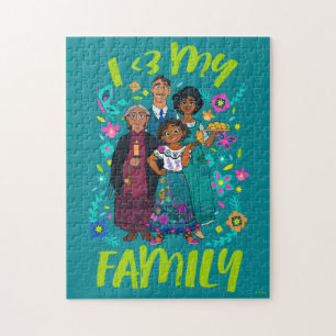 Puzzle Encanto   Famille Madrigal - I <3 Ma famille