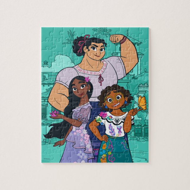 Puzzle Encanto | Luisa, Isabela et Mirabel (Vertical)