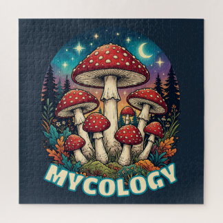 Puzzle Enchanted Forest Mushroom Art