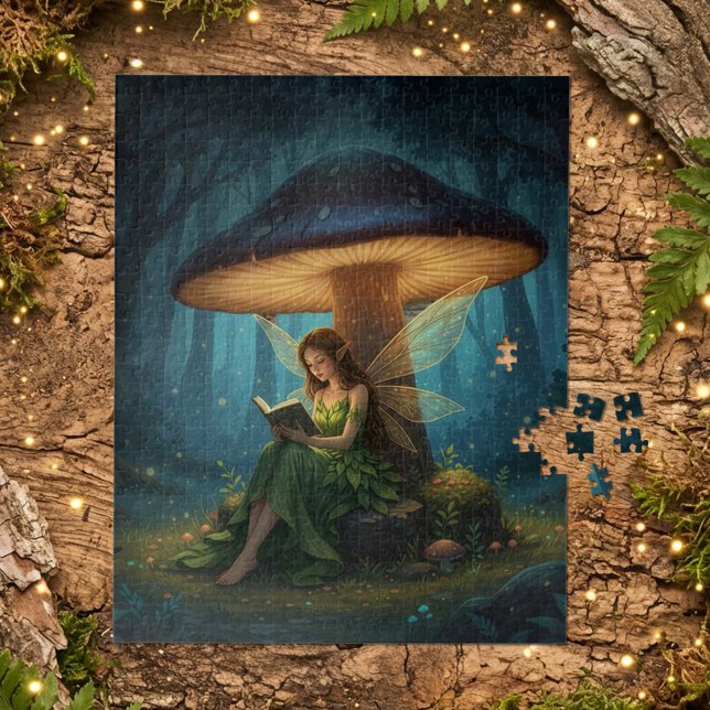 Puzzle Enchanted Night Fairy Reading a Book (Créateur téléchargé)