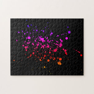 Puzzle Encre colorée Dur Difficile Difficulté
