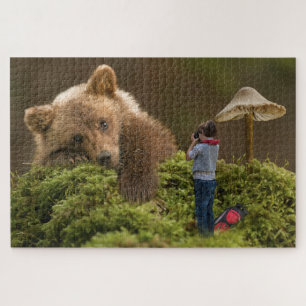 Puzzle Enfant et ours