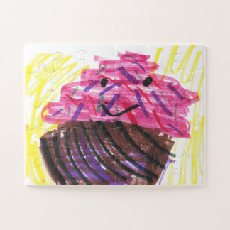 Puzzle Enfant gâteau arc-en-ciel Art Magique