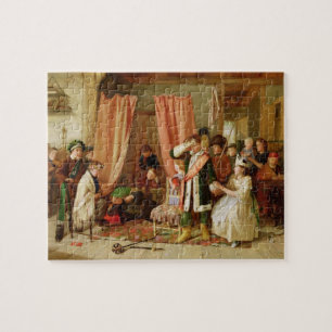 Puzzle Enfants agissant la "scène de jeu", acte II, scè